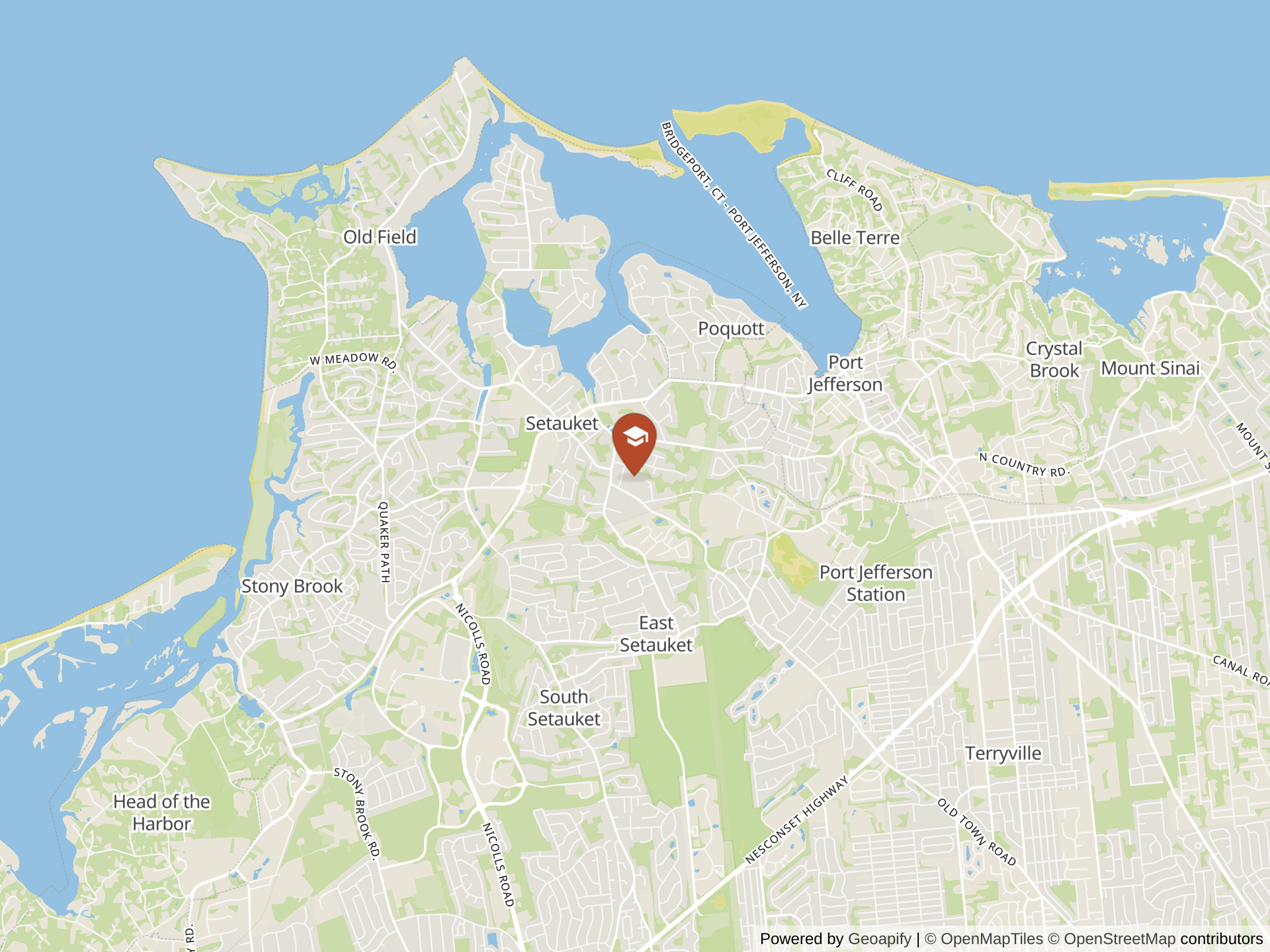 Map of Laurel Hill School