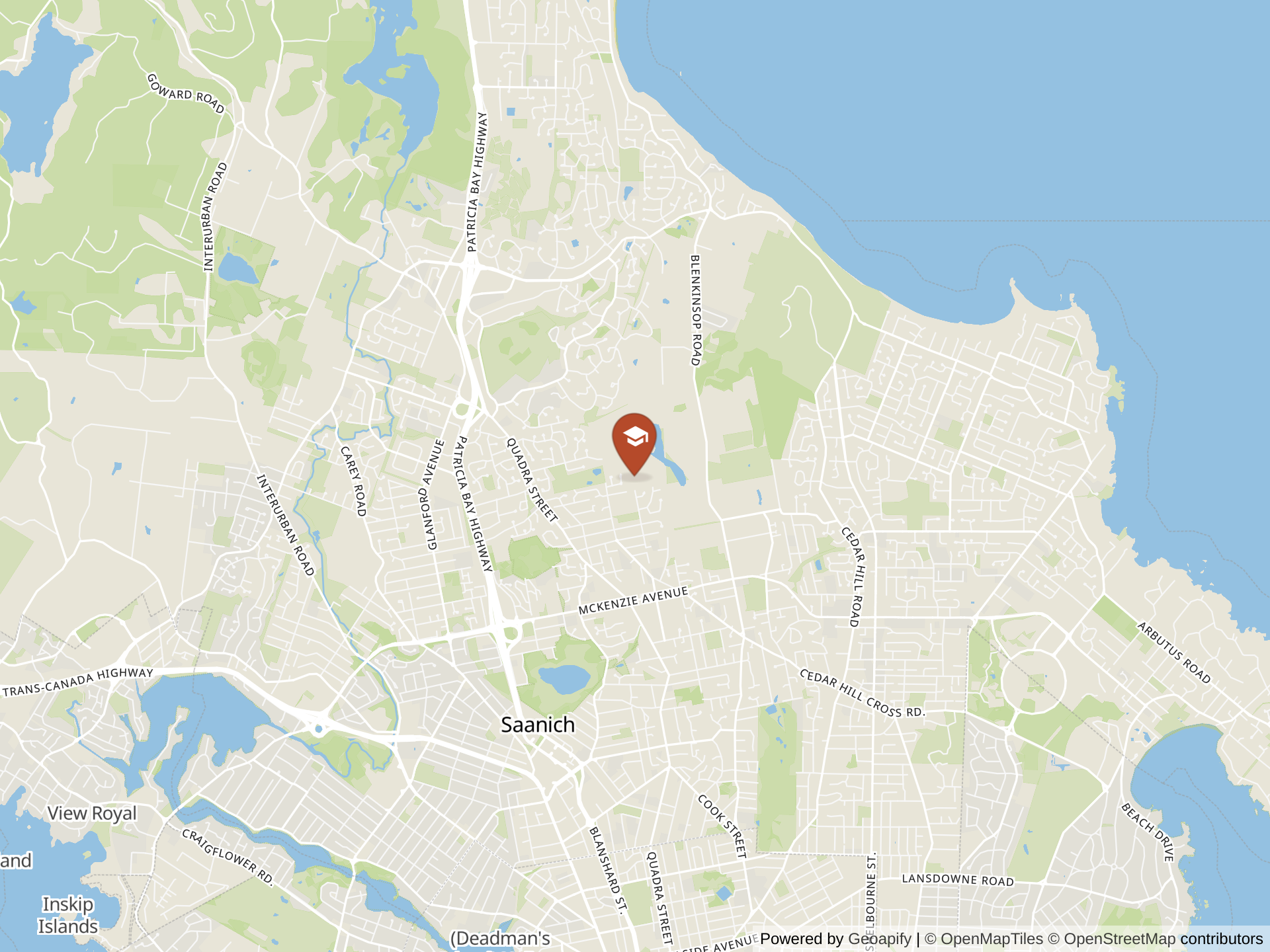 Map of St. Margaret's School