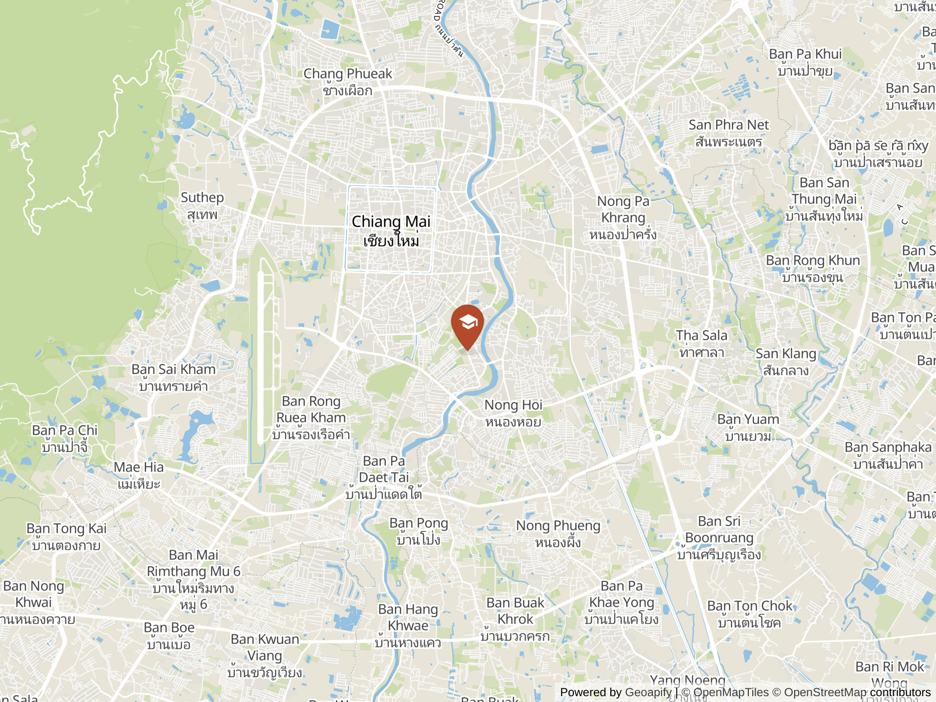Map of Wichai Wittaya School