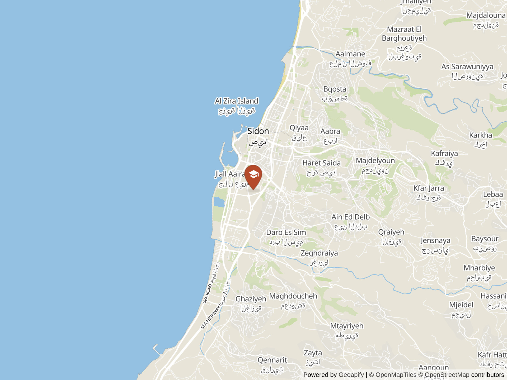 Map of Kayan International High School