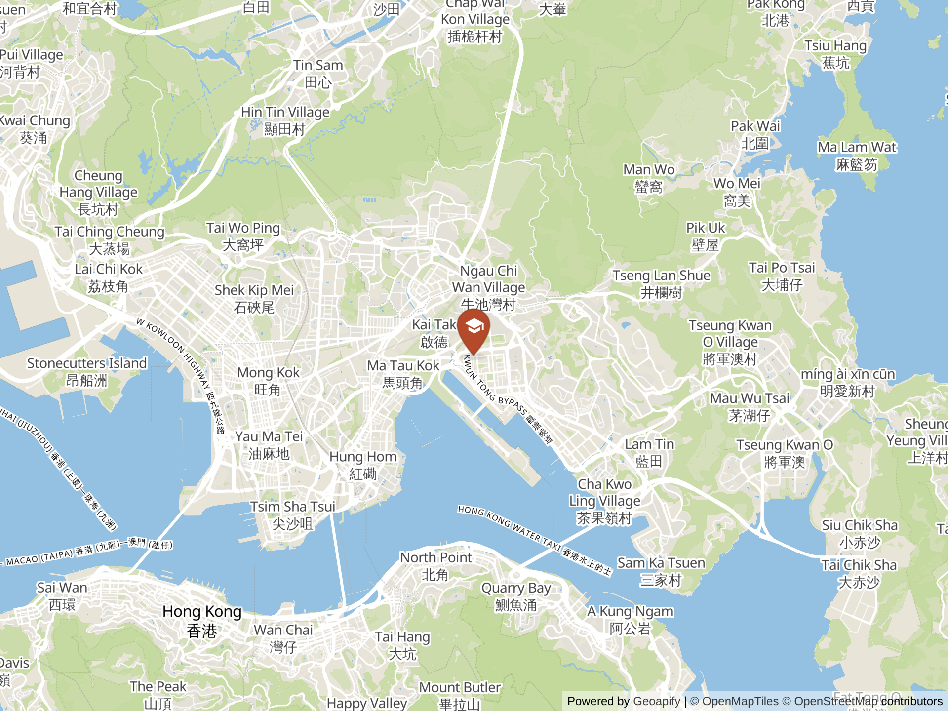 Map of Kellett School
