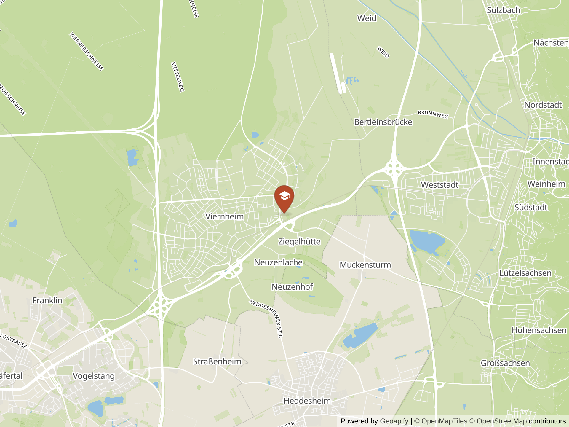 Map of Metropolitan International School