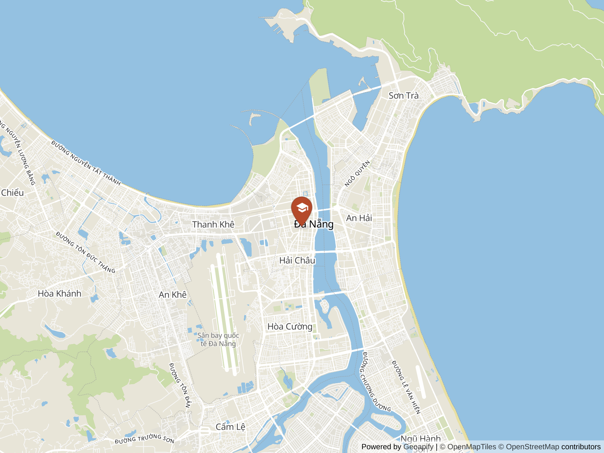 Map of Odyssey International School, Vietnam