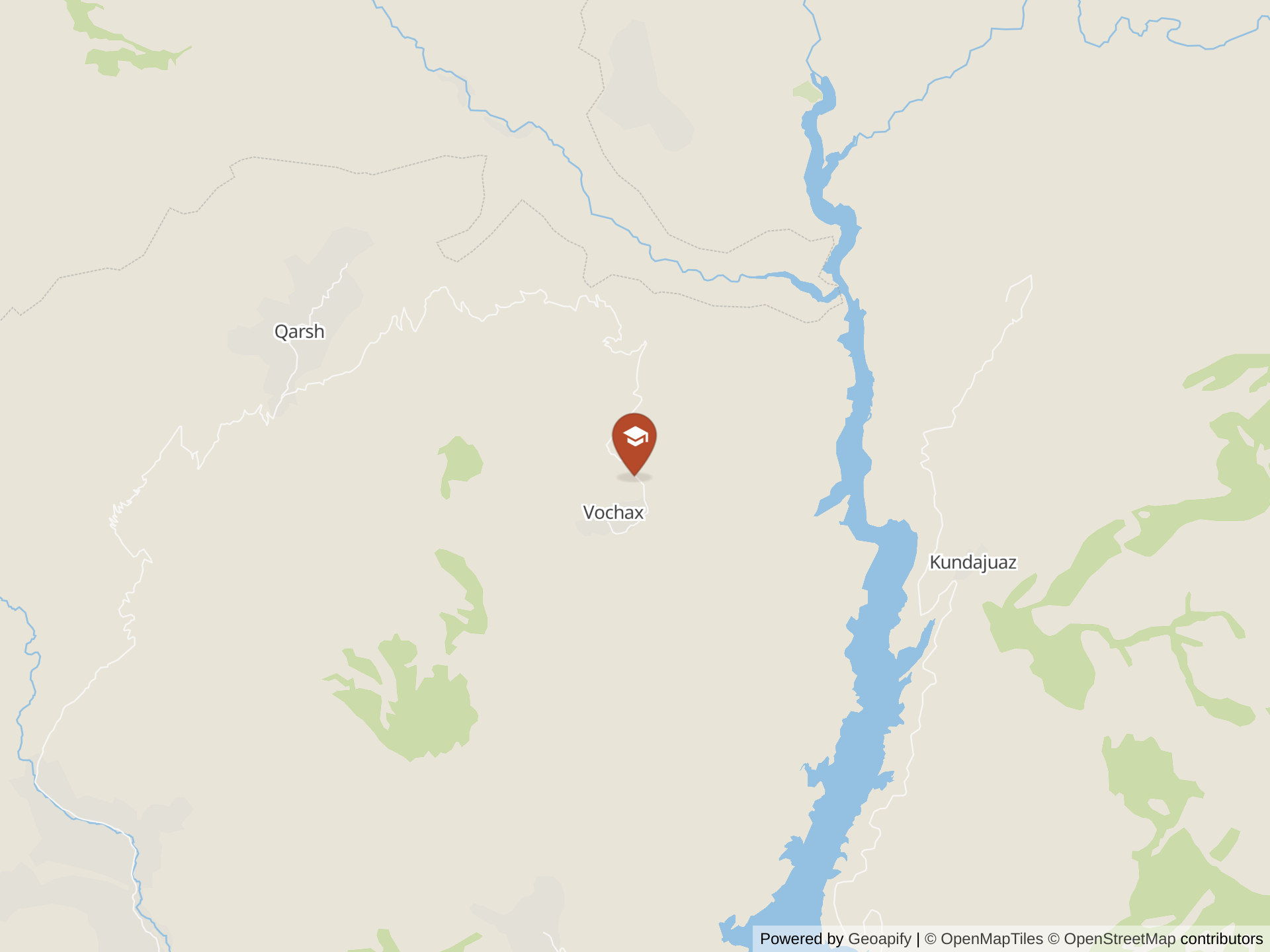 Map of Iqtidor Xalqaro Maktabi