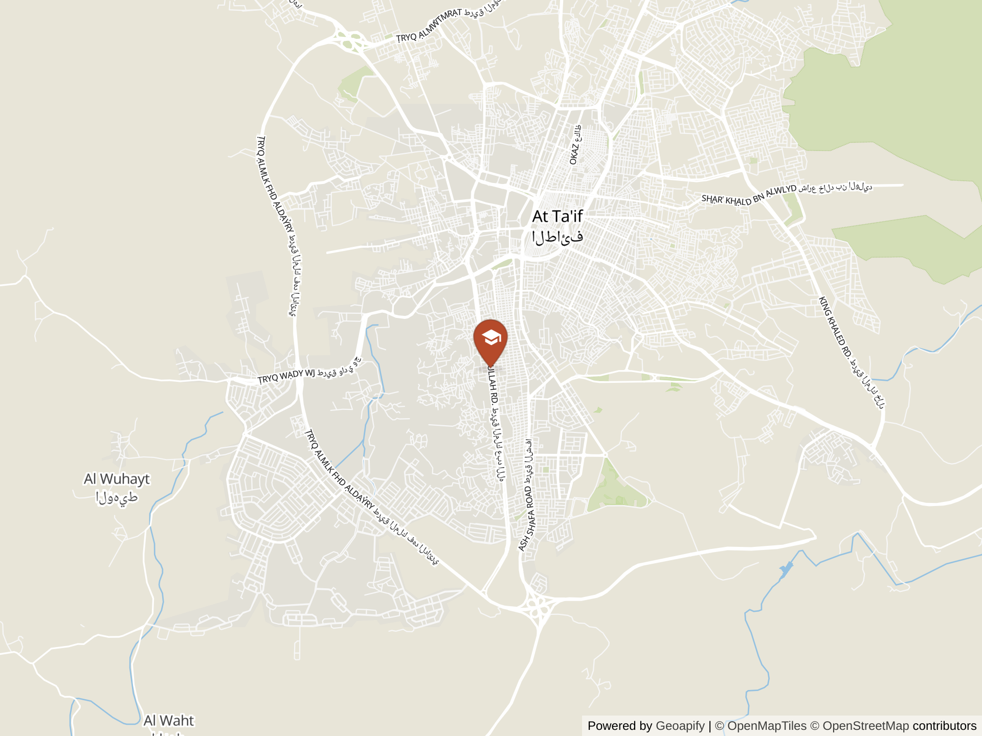 Map of Al-Taif International Schools