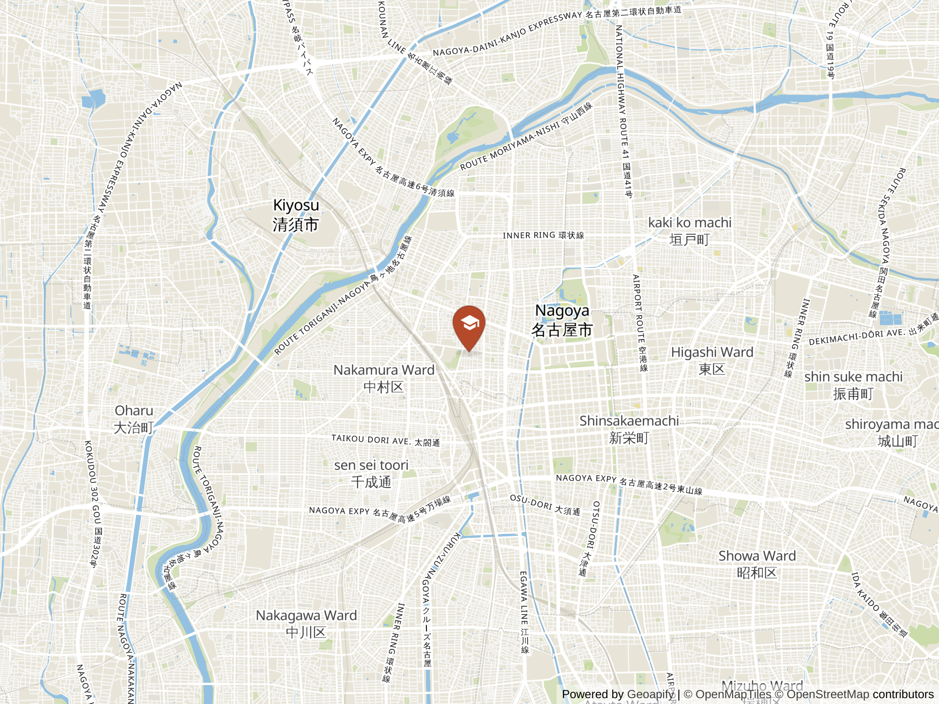 Map of Enishi International School