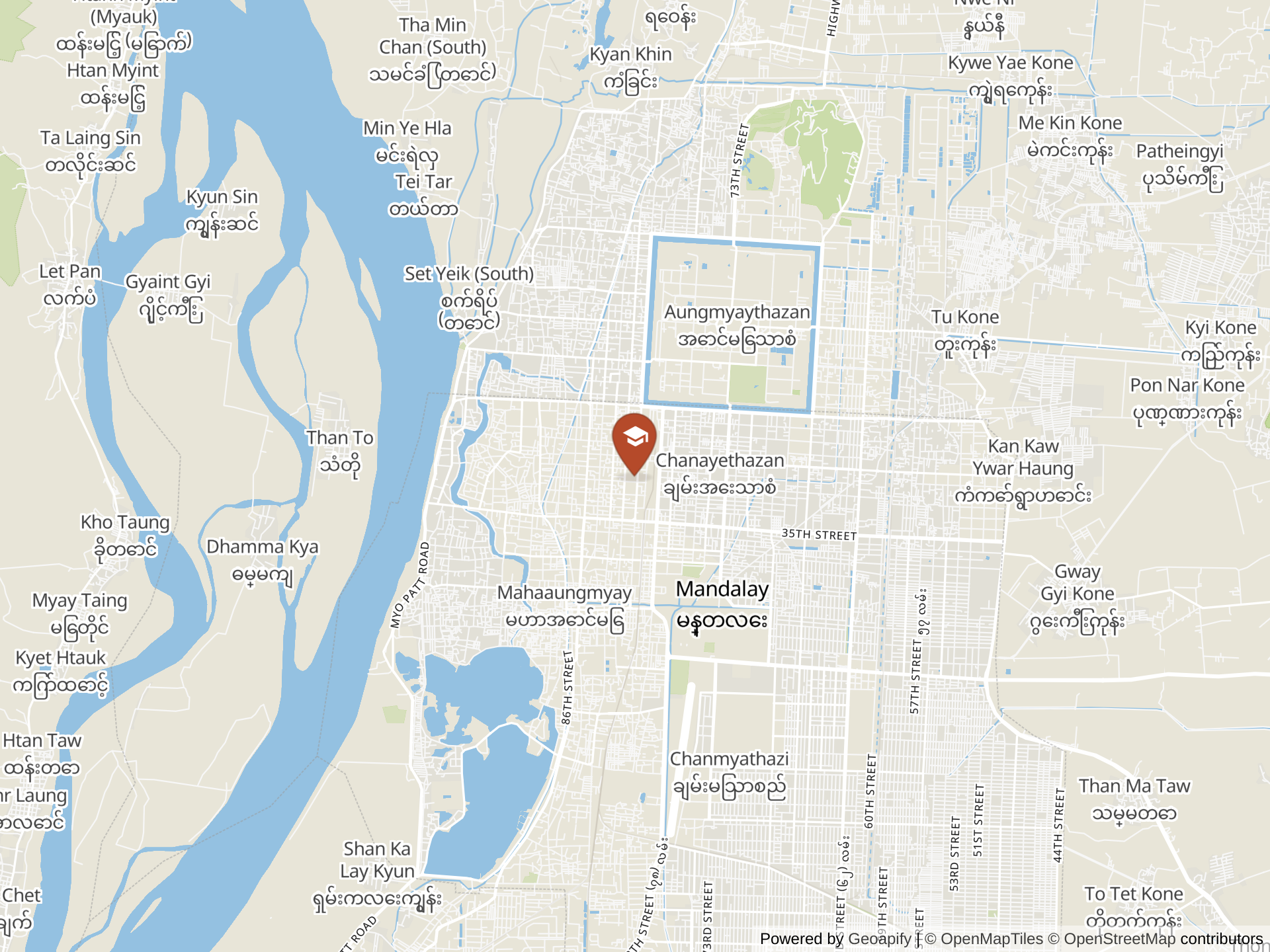 Map of Dagun International School