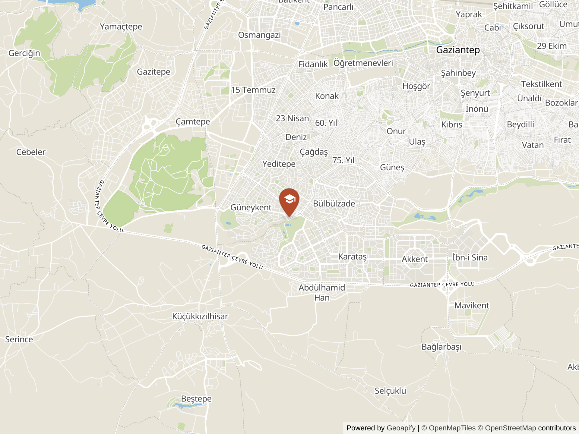 Map of Erdem Koleji
