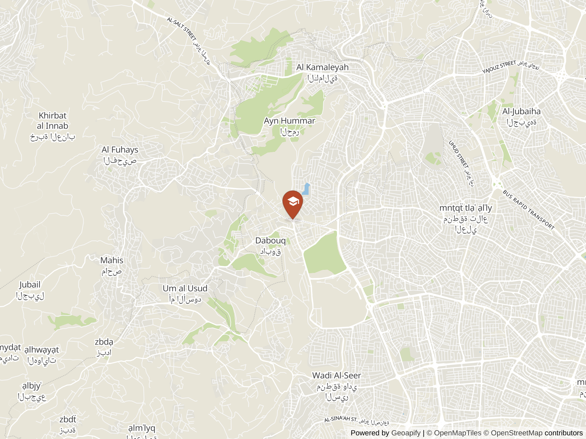 Amman Baccalaureate School地圖