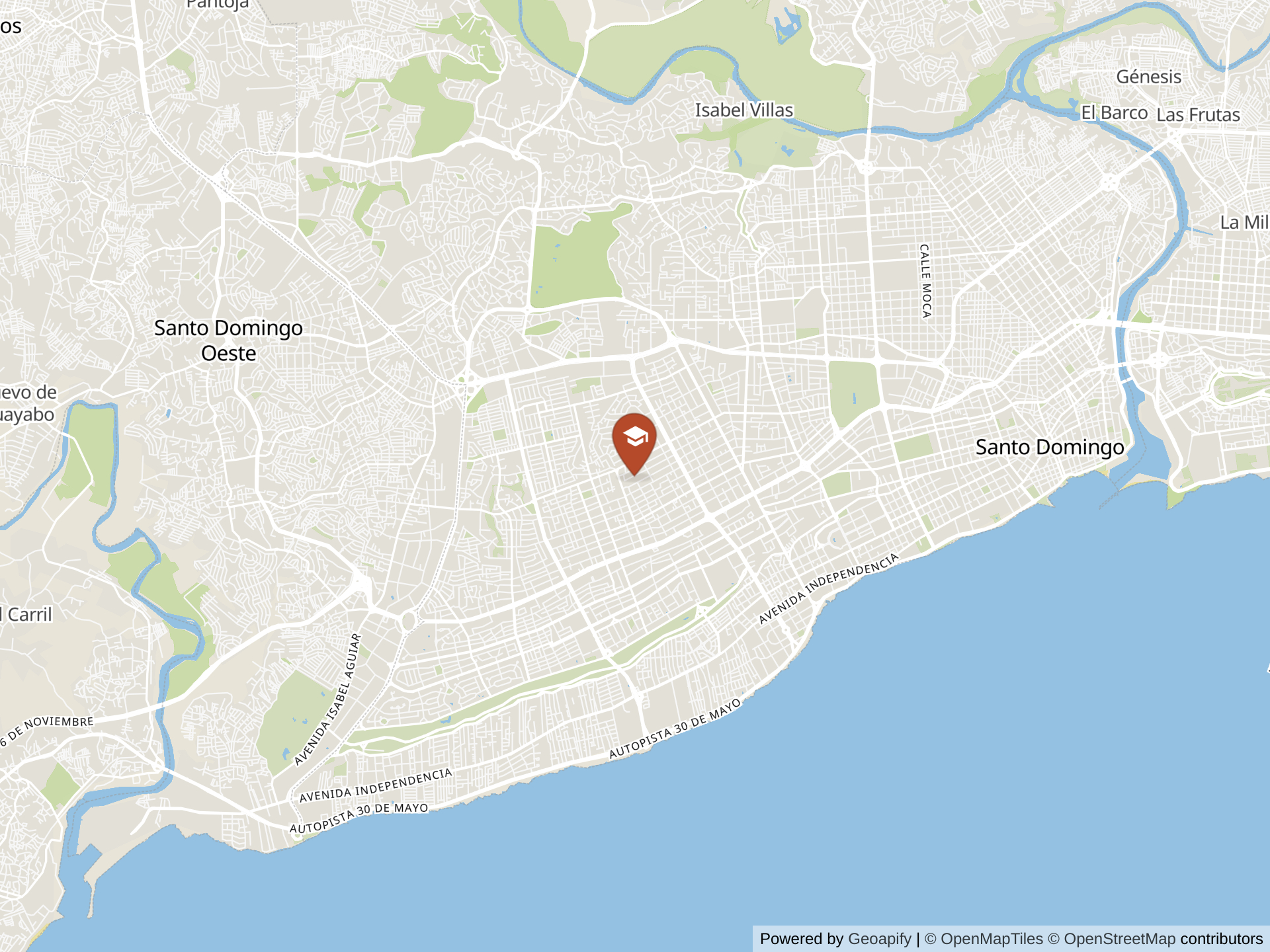 Map of Cathedral International School