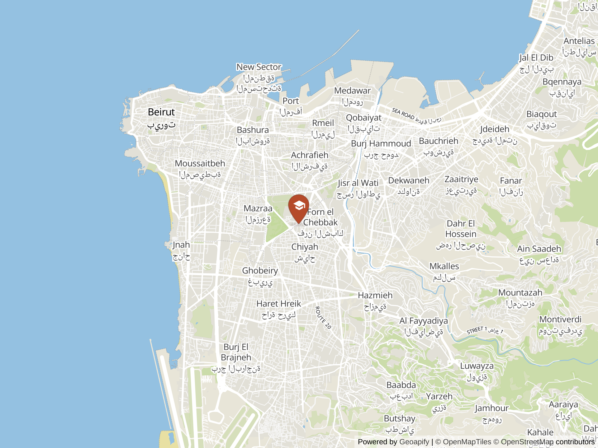 Mapa de LWIS-City International School (LWIS-CiS)