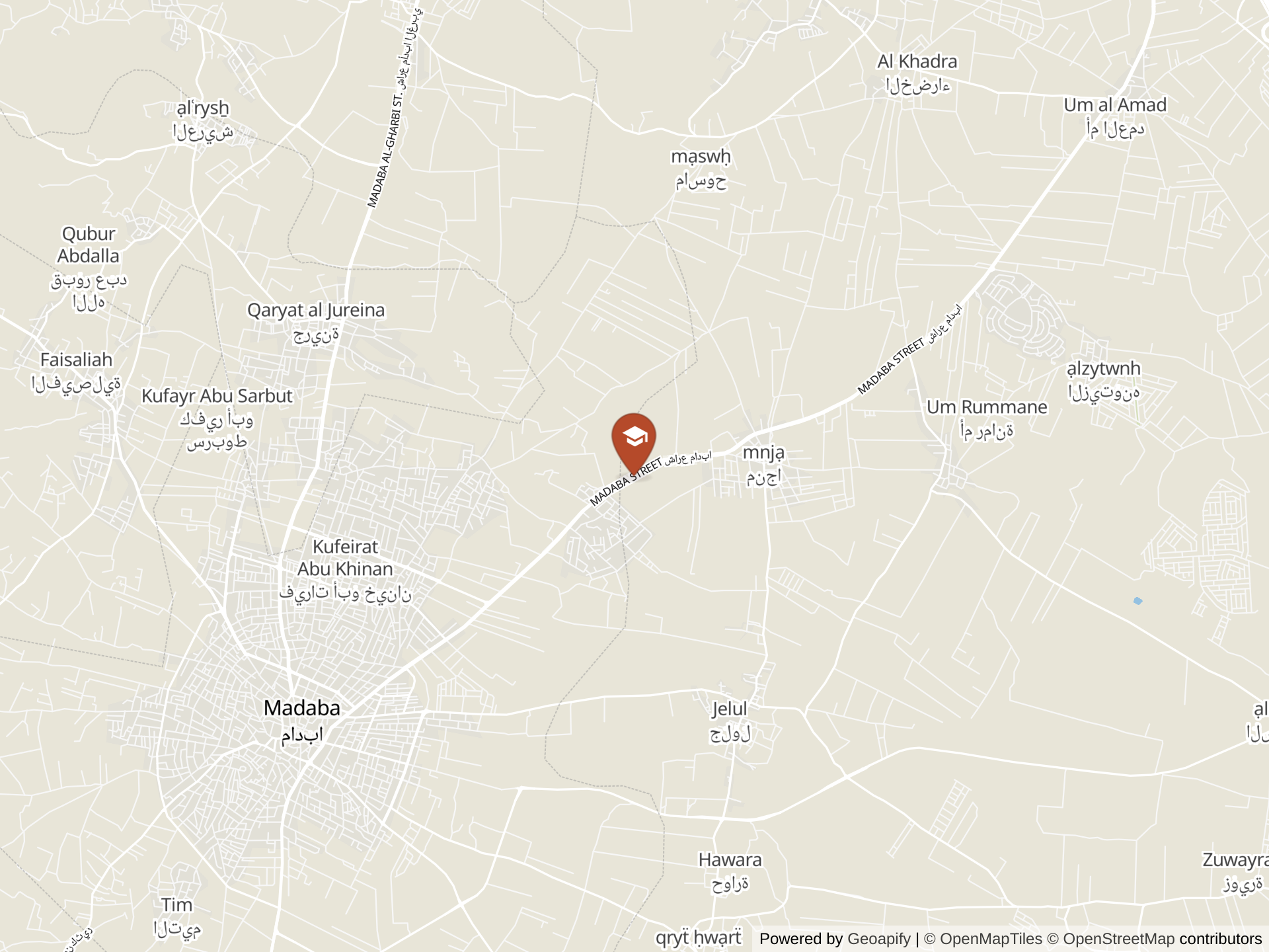 Map of King's Academy