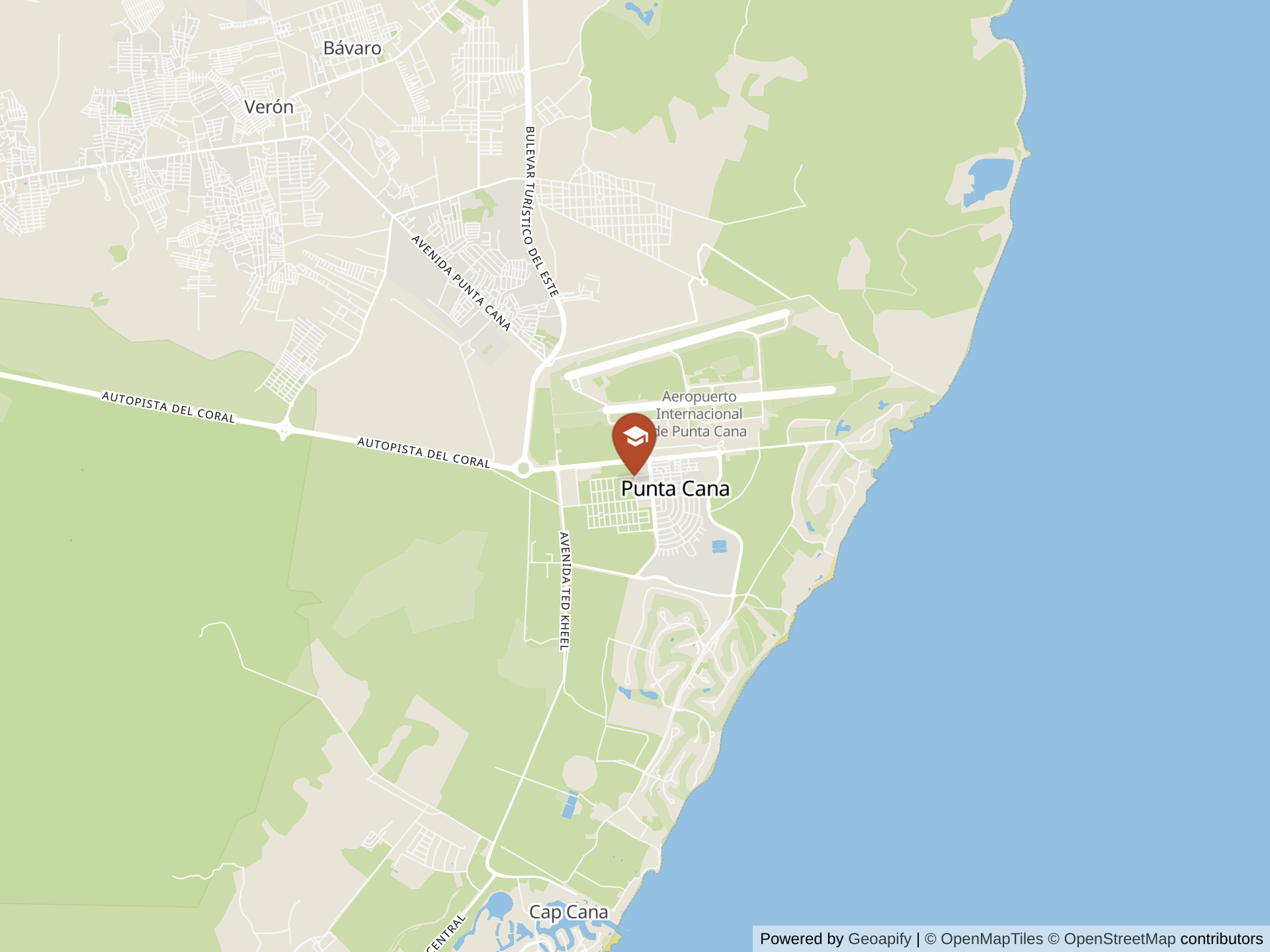 Puntacana International School 지도