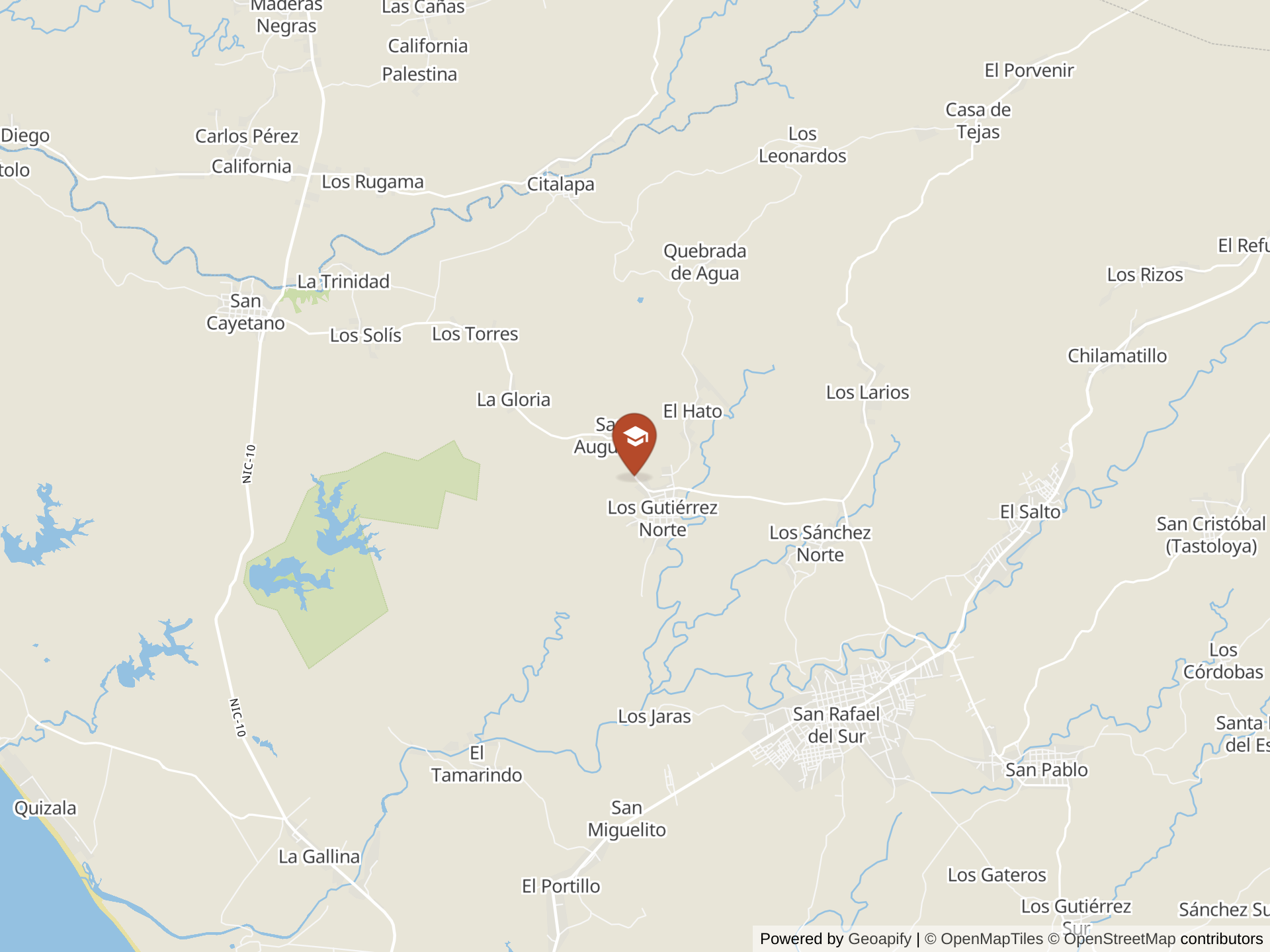 Map of St. Augustine Preparatory School