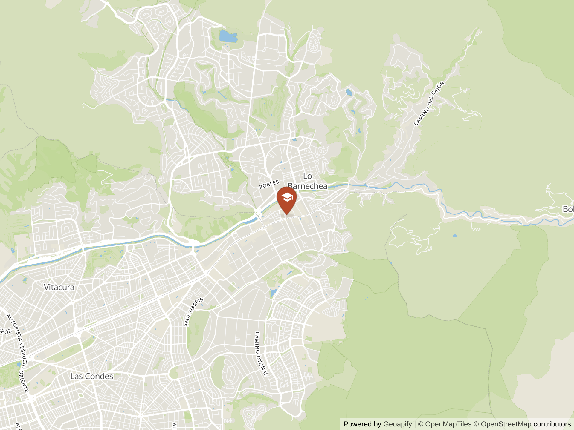 Map of Lincoln International Academy