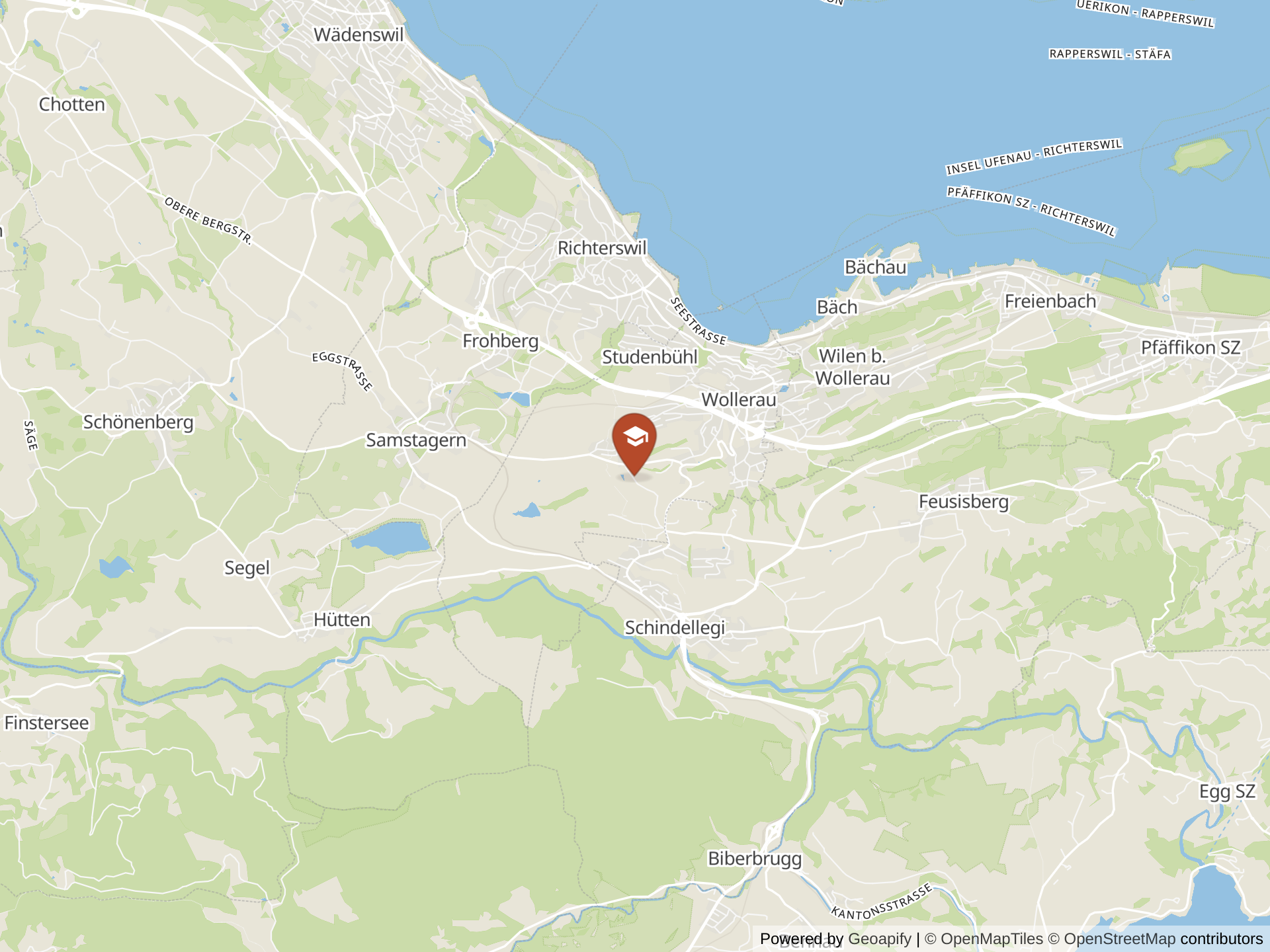 Mapa de Obersee Bilingual School AG