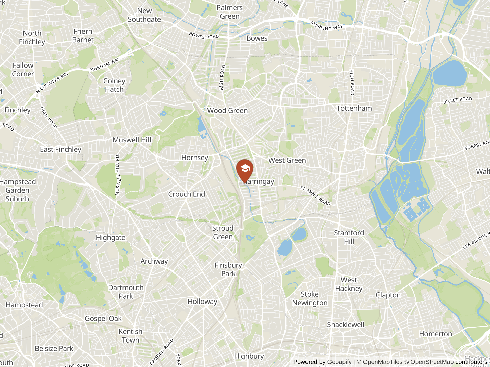 Halcyon London International School地图