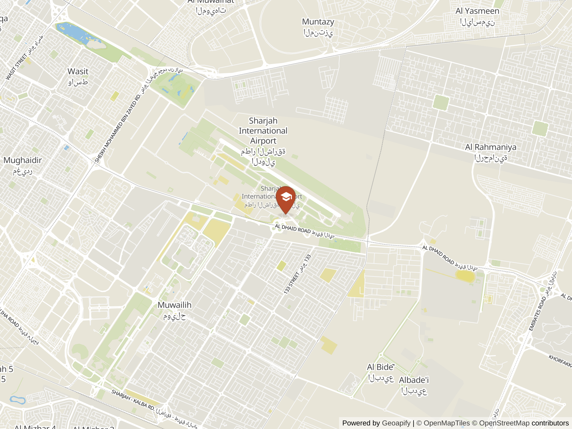 American School of Creative Science, Sharjah地图