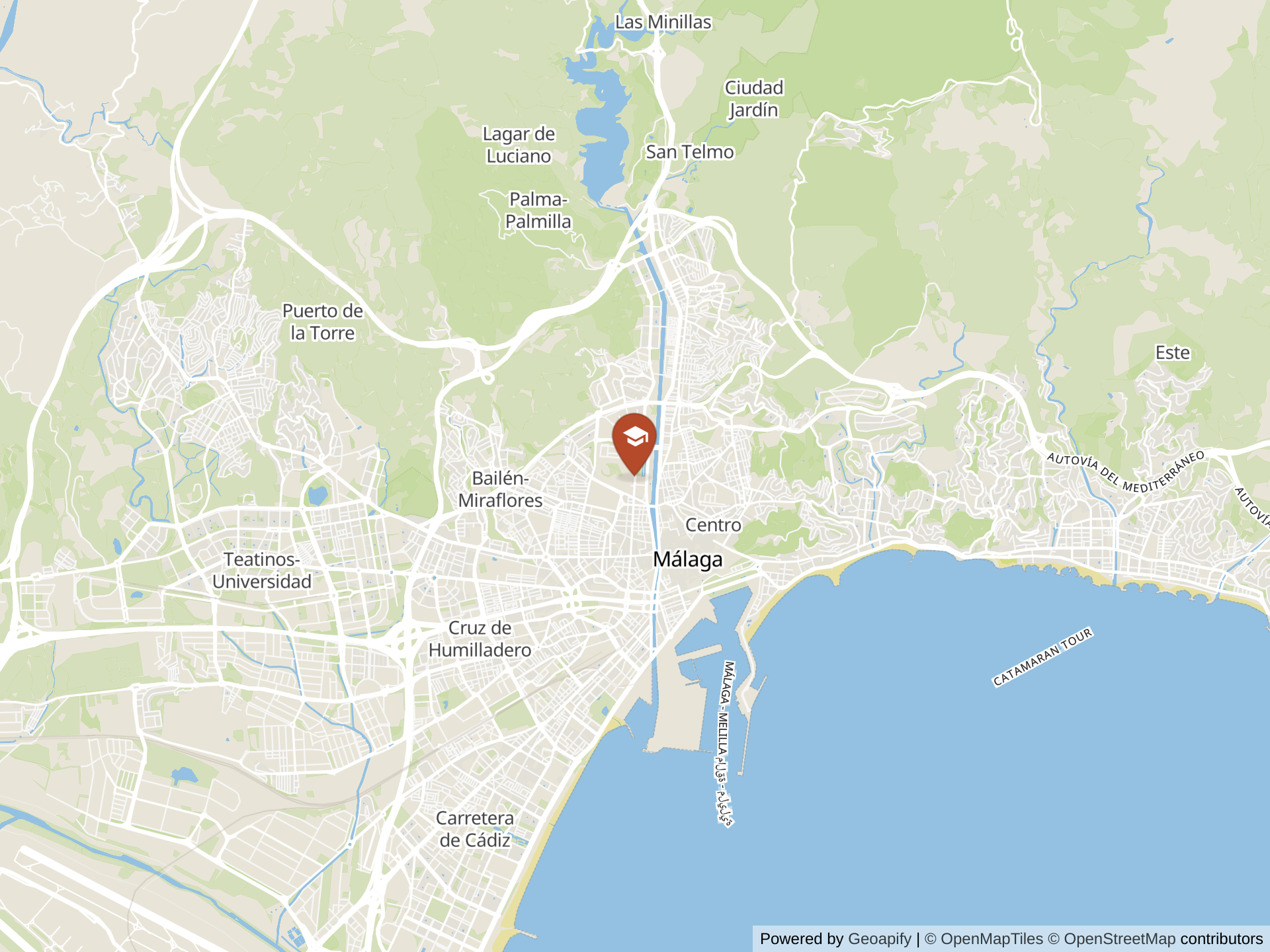 Map of Centro Internacional María Montessori (CIMM) Malaga