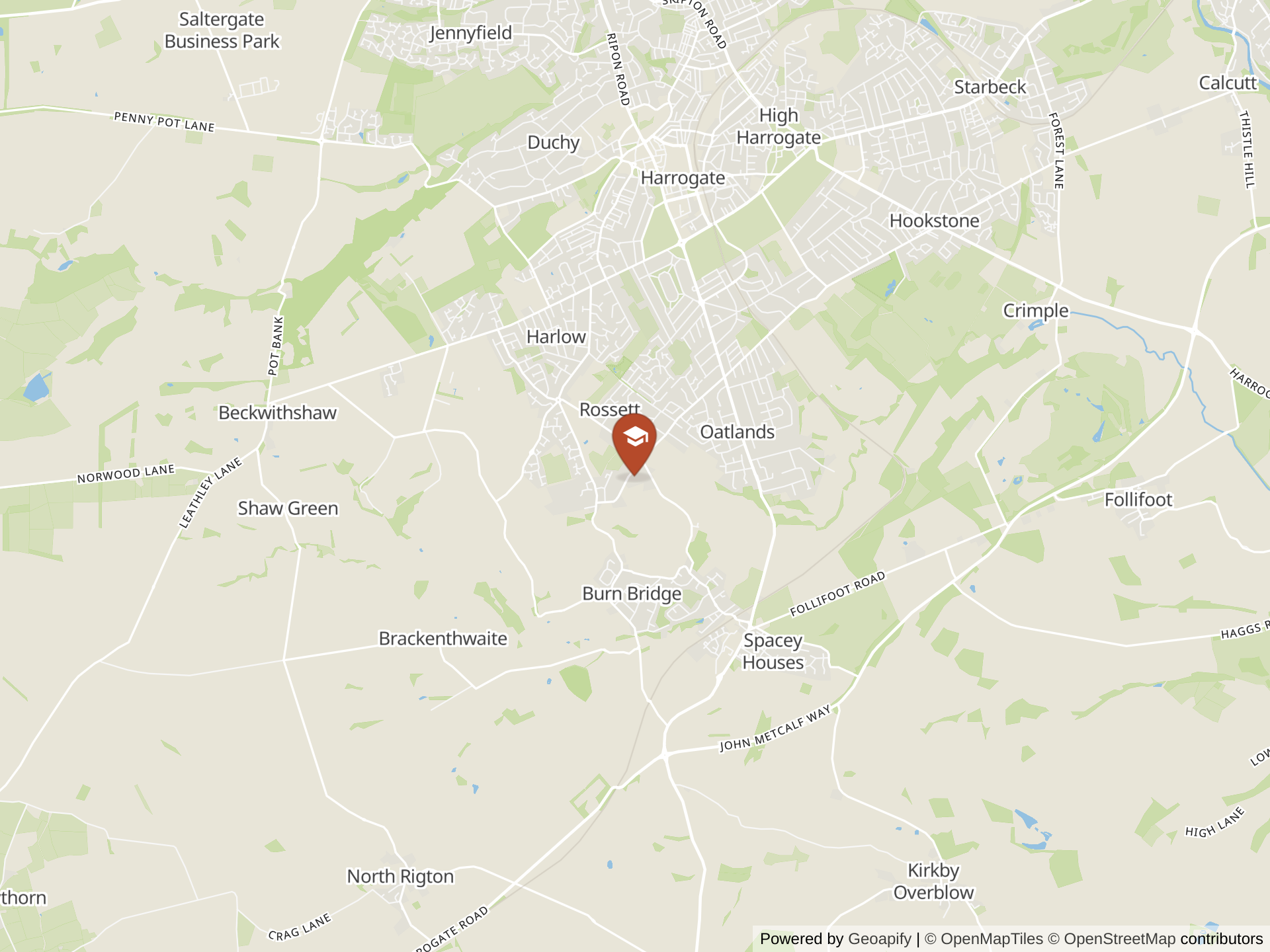 Mapa de Ashville College