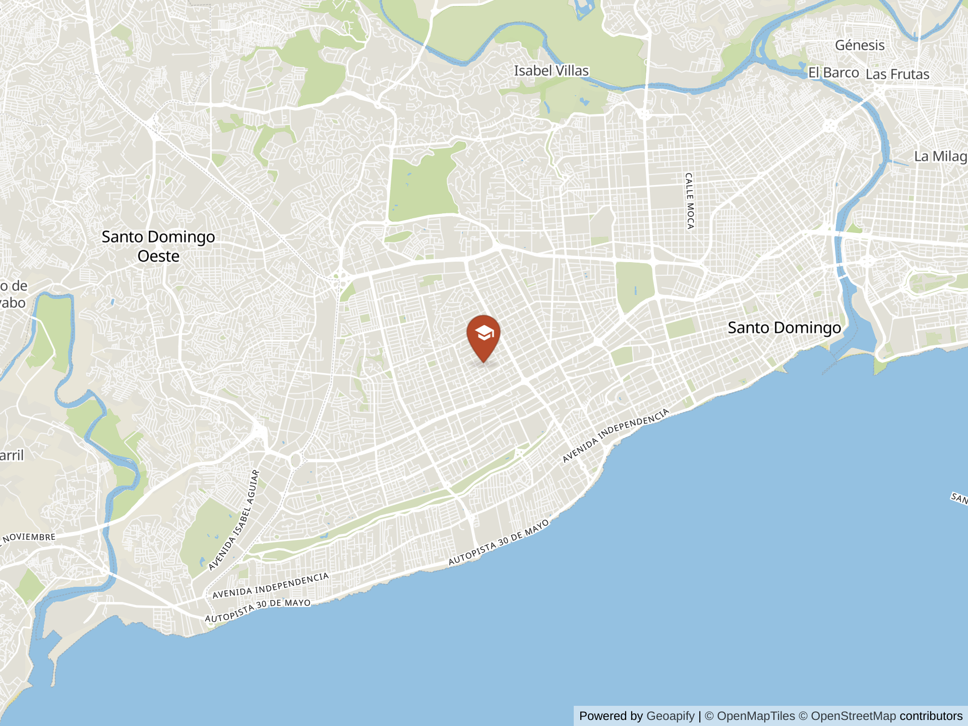 Mapa de Cathedral Community School