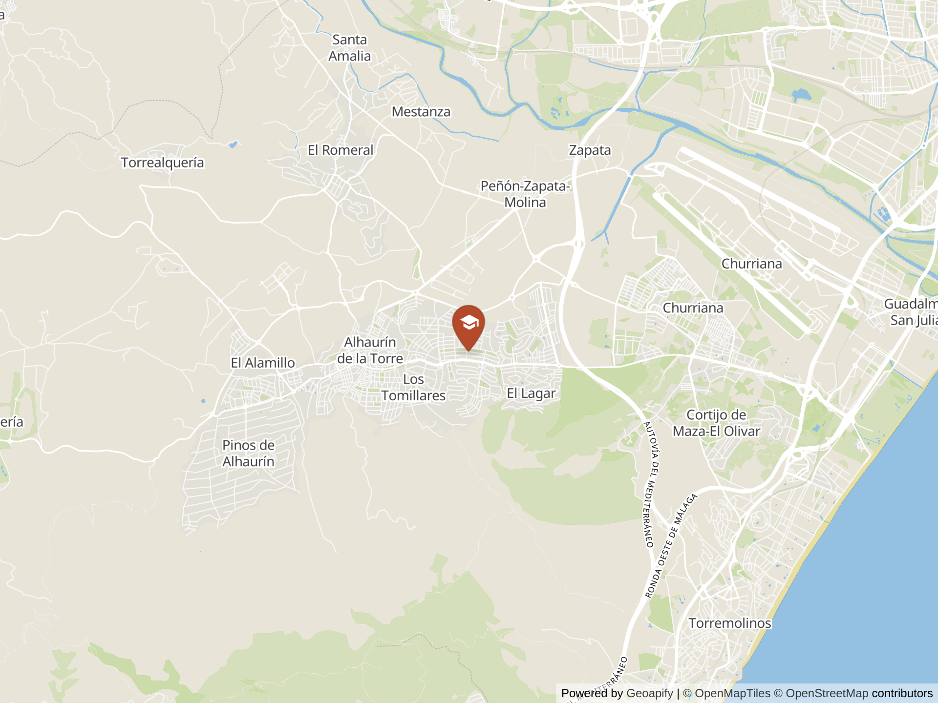 Mapa de International Montessori School Caracoliris