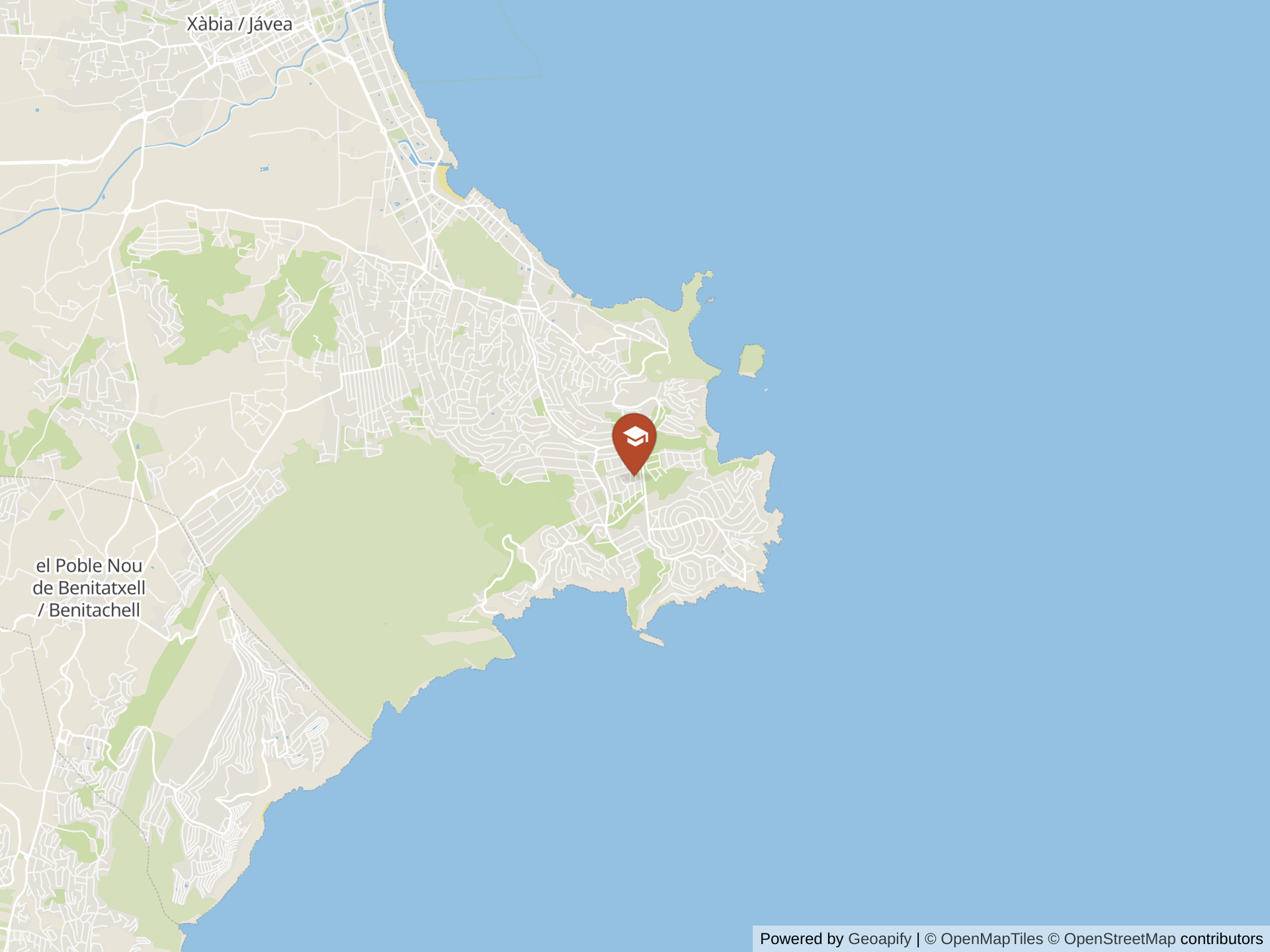 El Montgó International Waldorf Schoolの地図