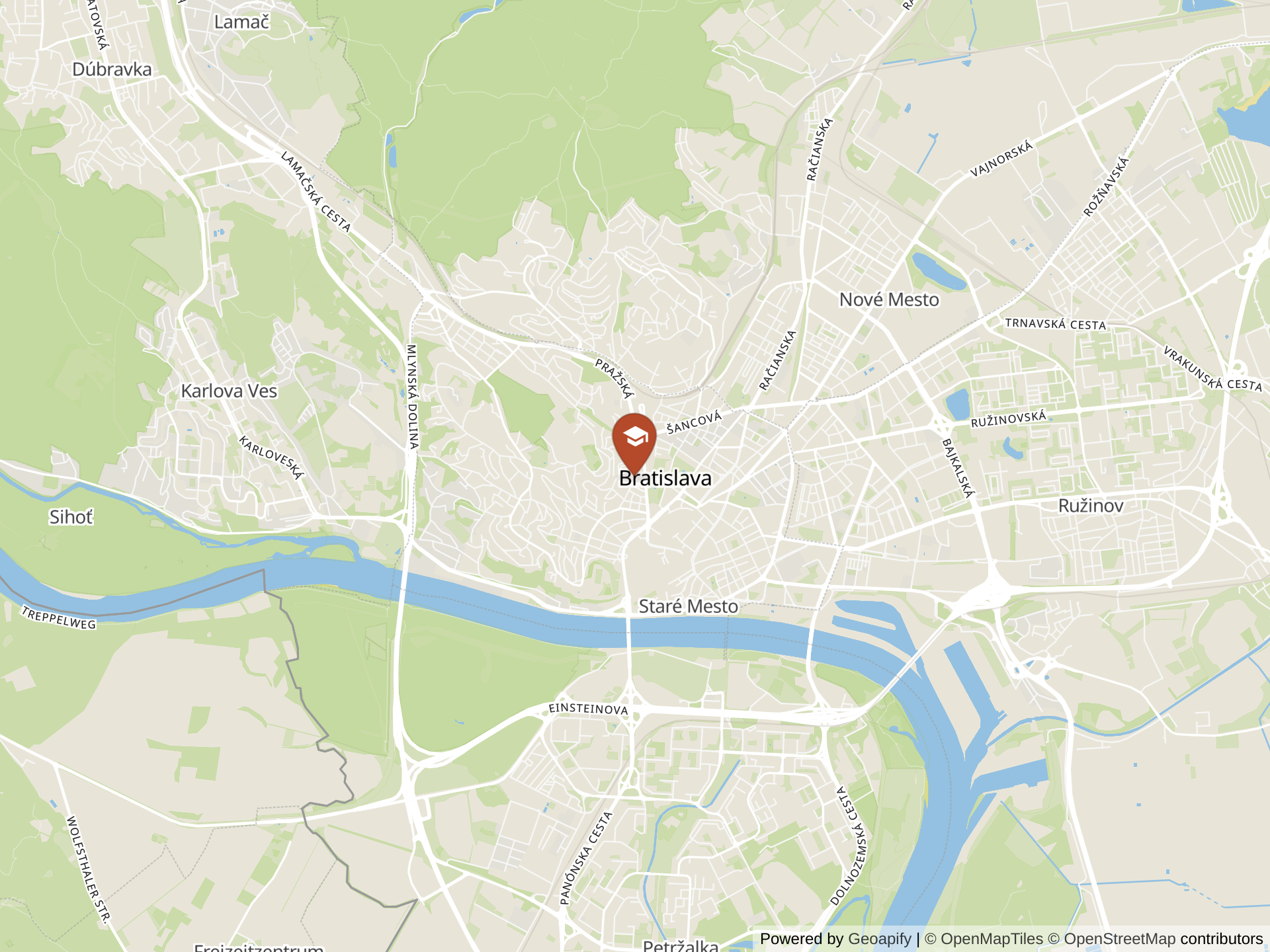 Mapa de LEAF Academy