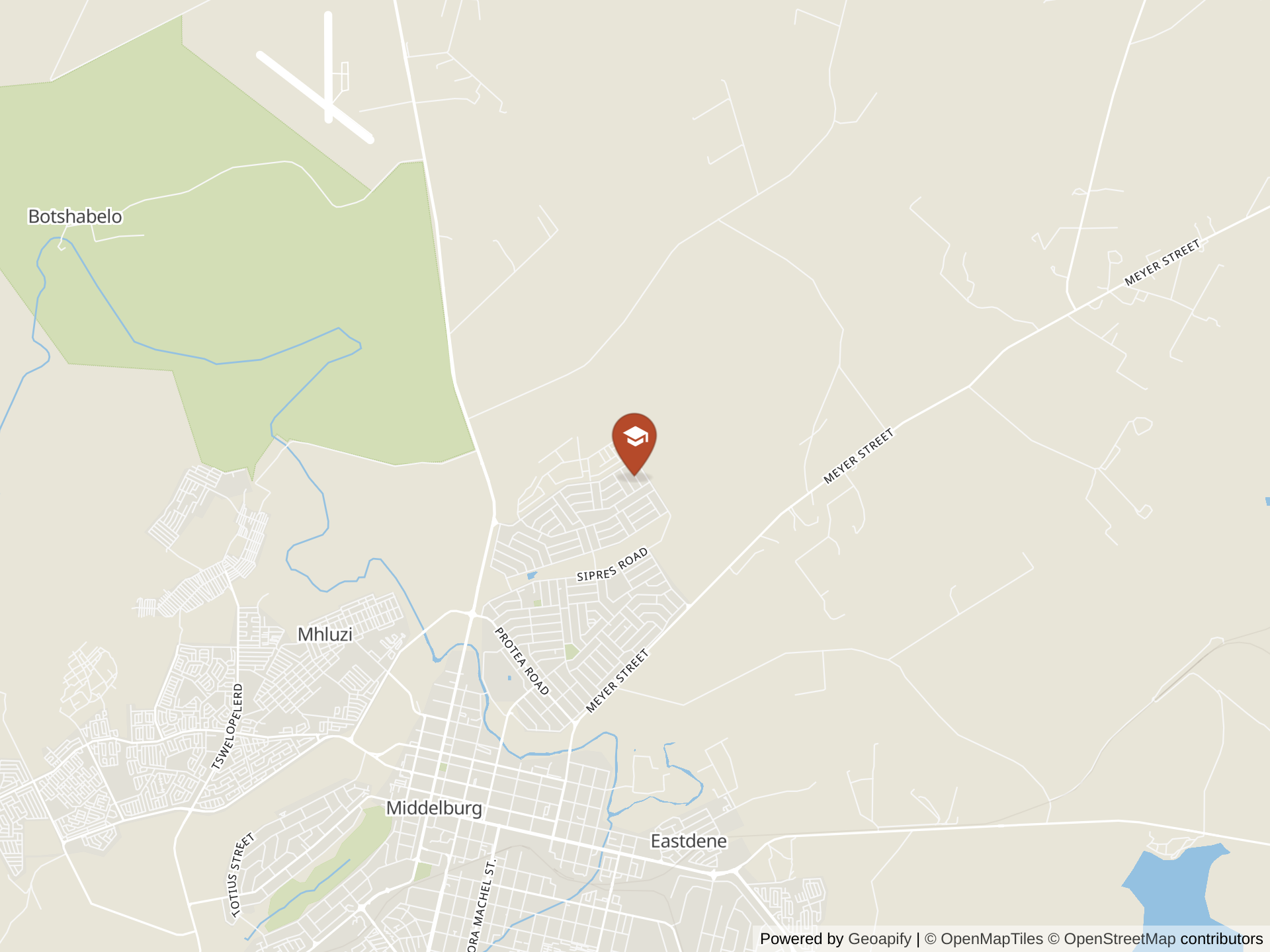 Map of African Leadership Academy