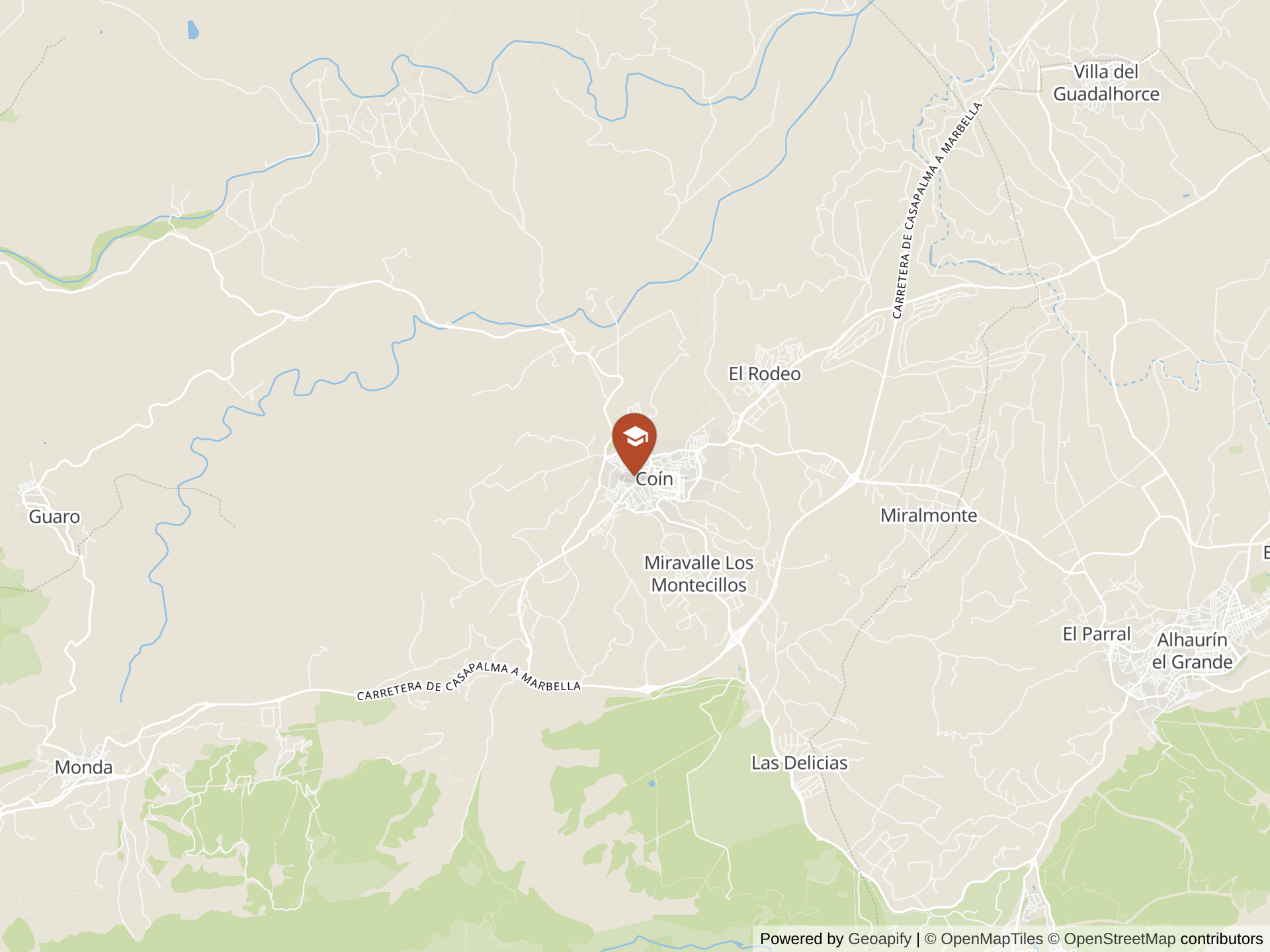 Escuela Montessori La Casa Verdeの地図