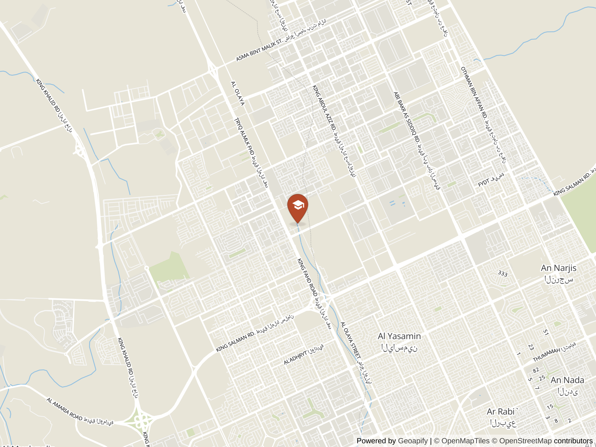 Najd National Schools for Girls - International Track Program地图