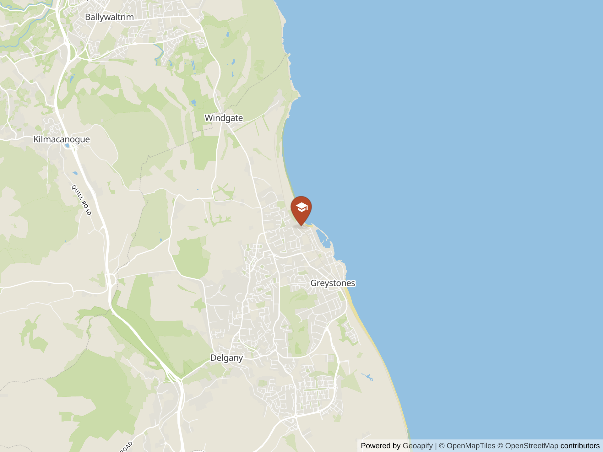 Map of SEK International School - Dublin