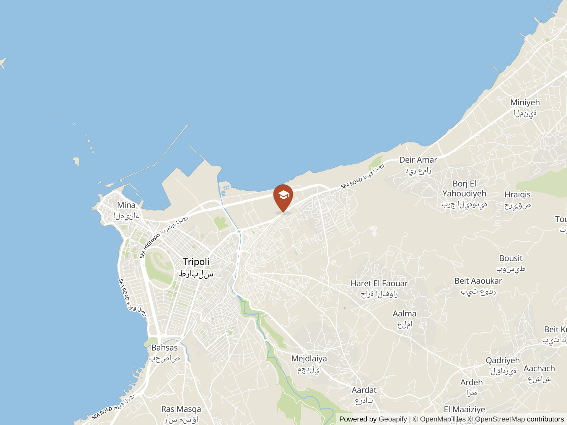 International School - Al Kouraの地図