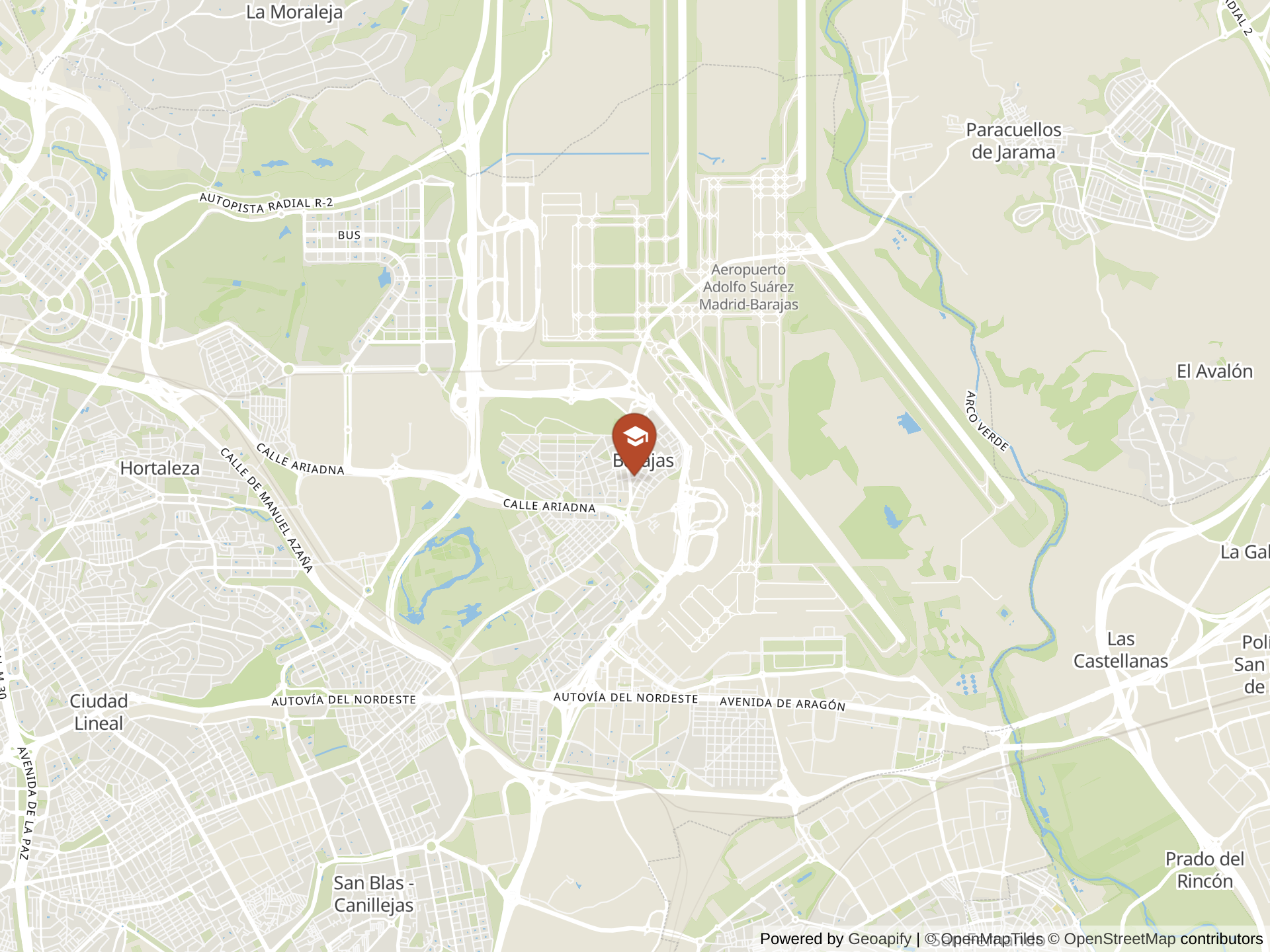 Mapa de Brewster Academy Spain (Chamberi)