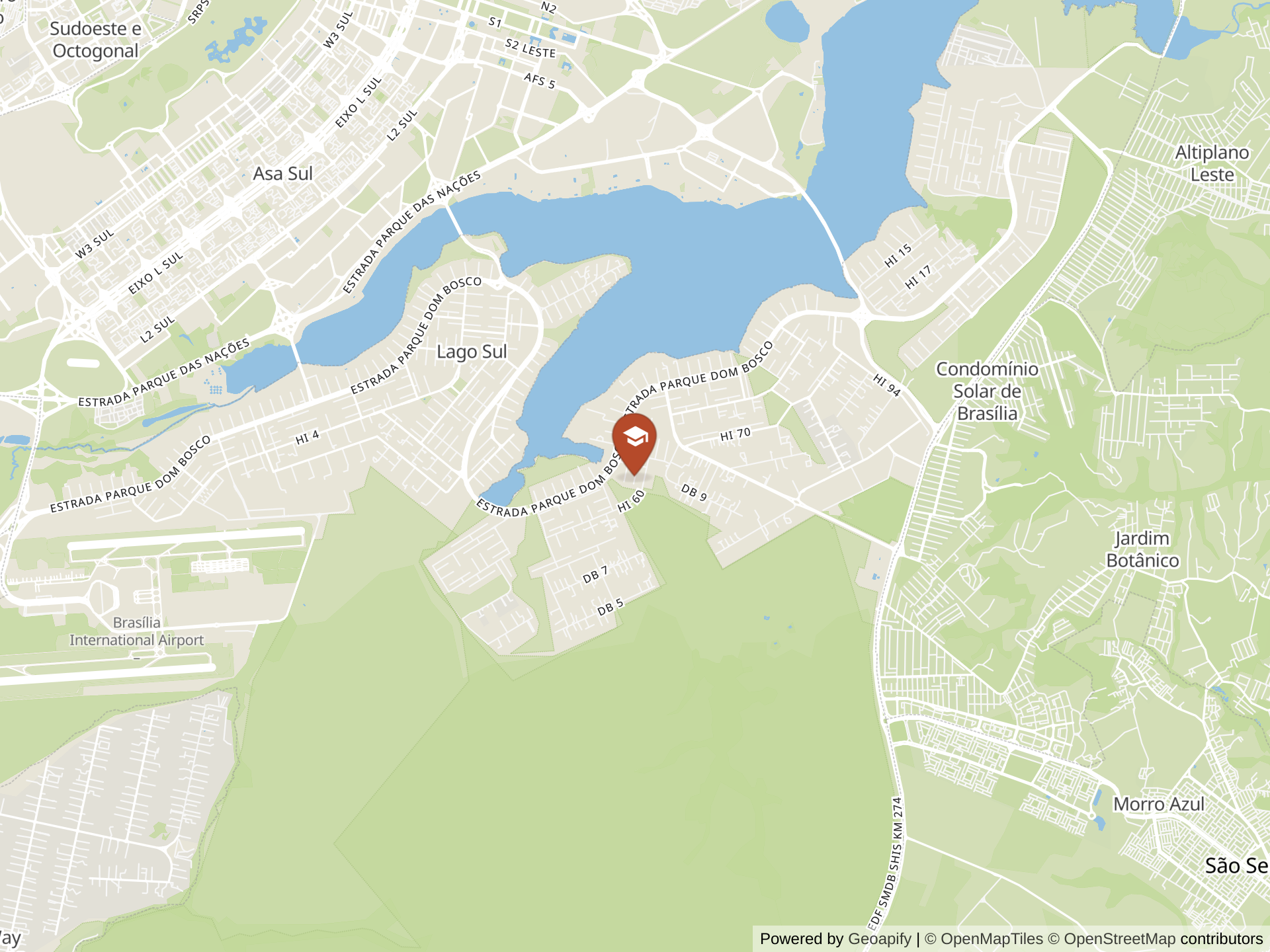 Map of School of the Nations