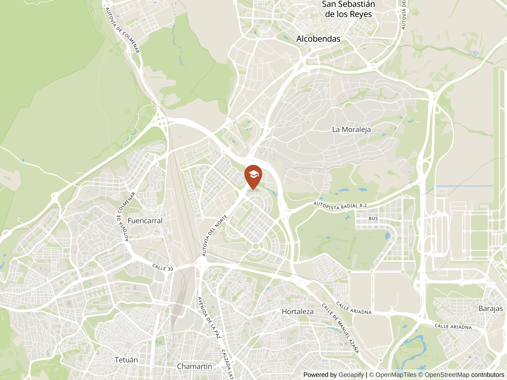 St. George Madrid 지도