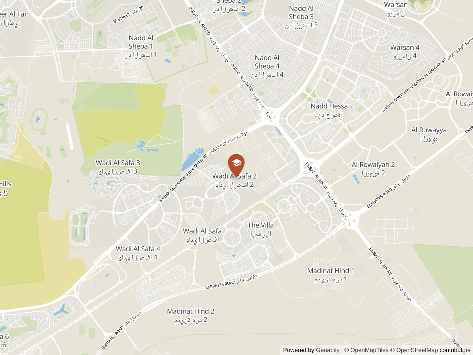 Dubai Schools Al Khawaneej 지도
