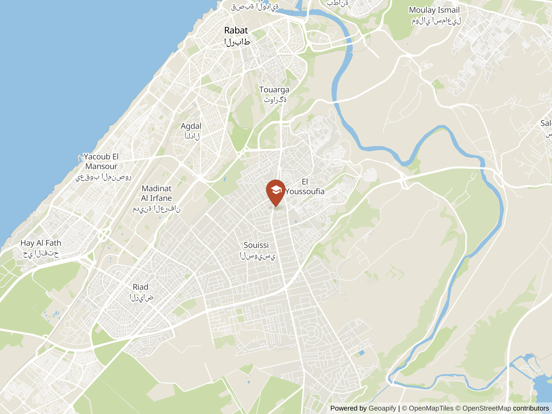 Dar Essalam American School地圖