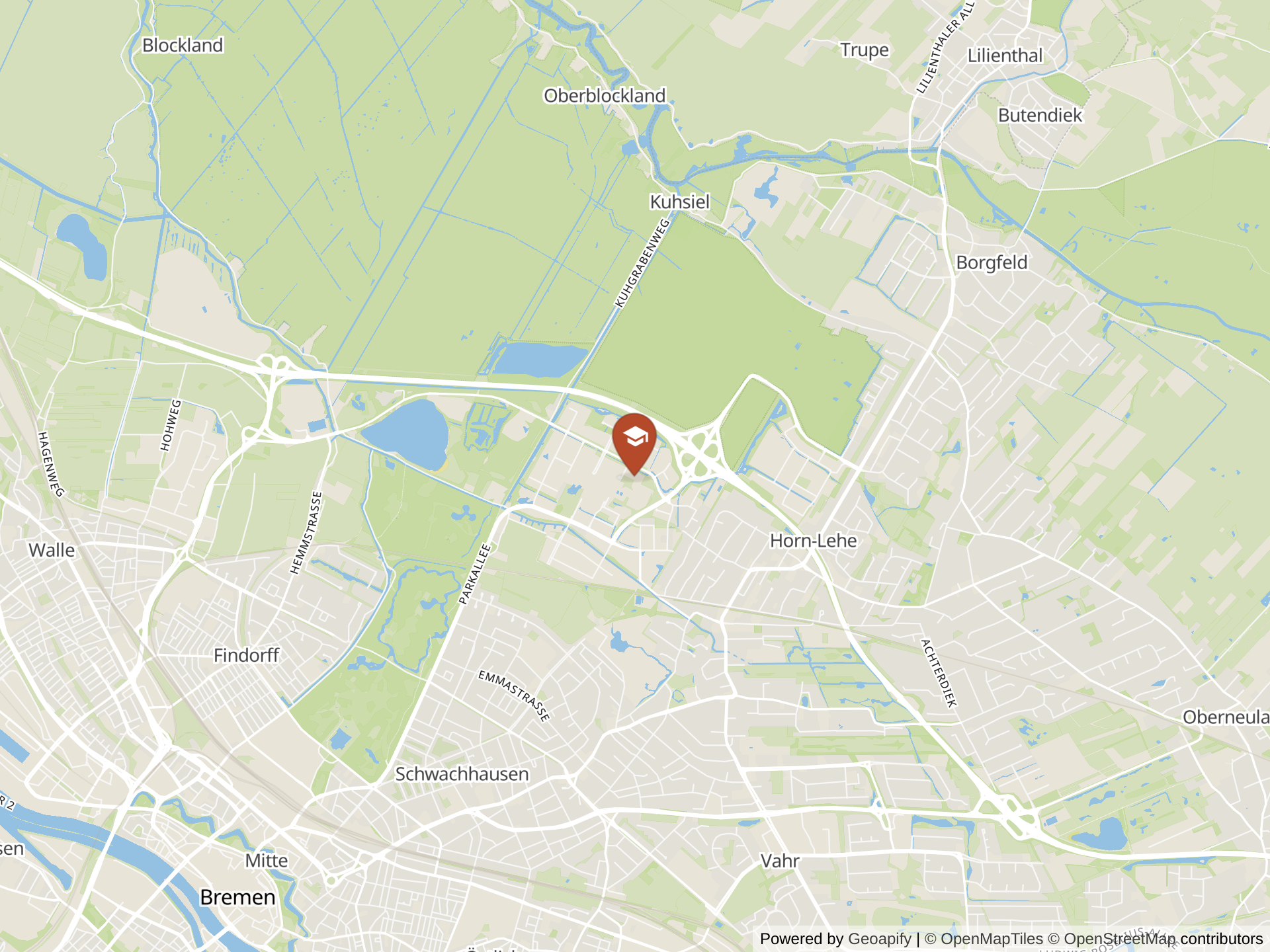 ISB International School of Bremen gGmbHの地図