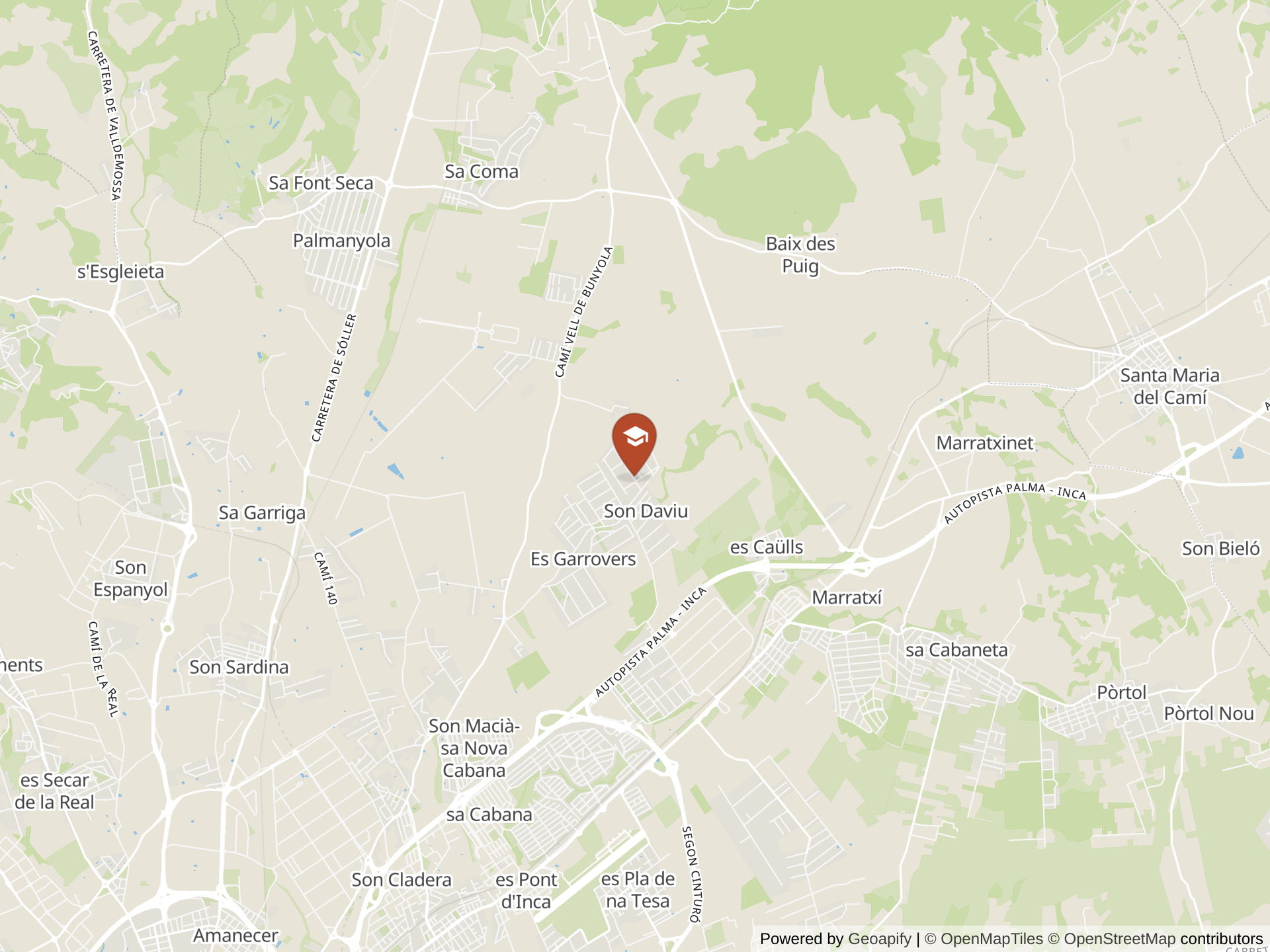 Map of The Blossom International School