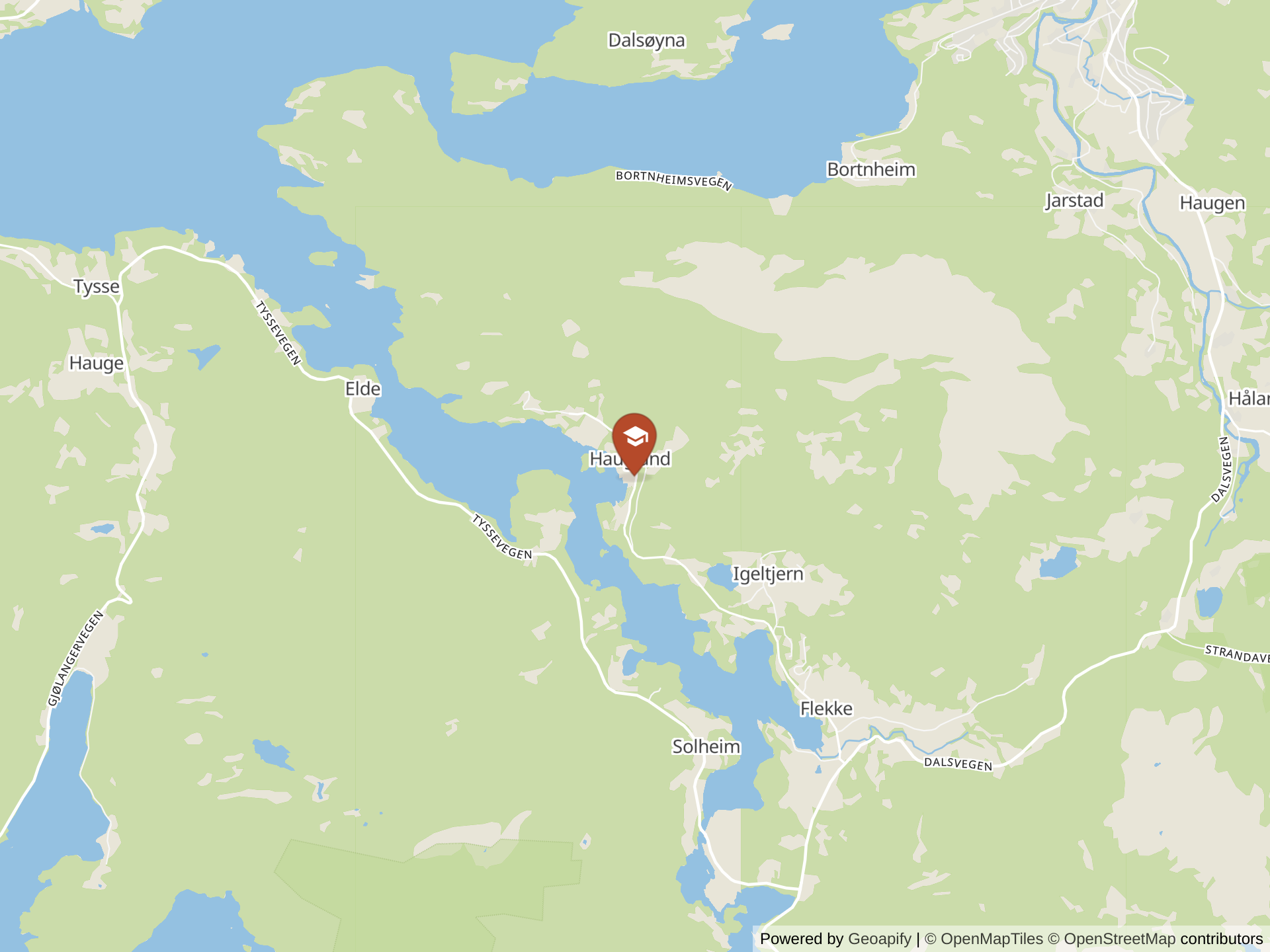 UWC Red Cross Nordic 지도