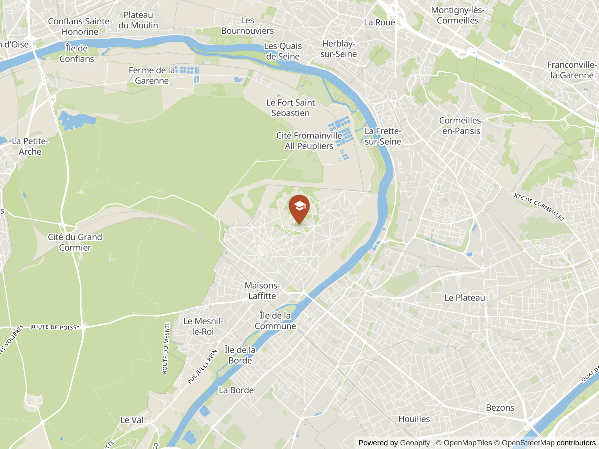 Mapa de Ermitage International IB School