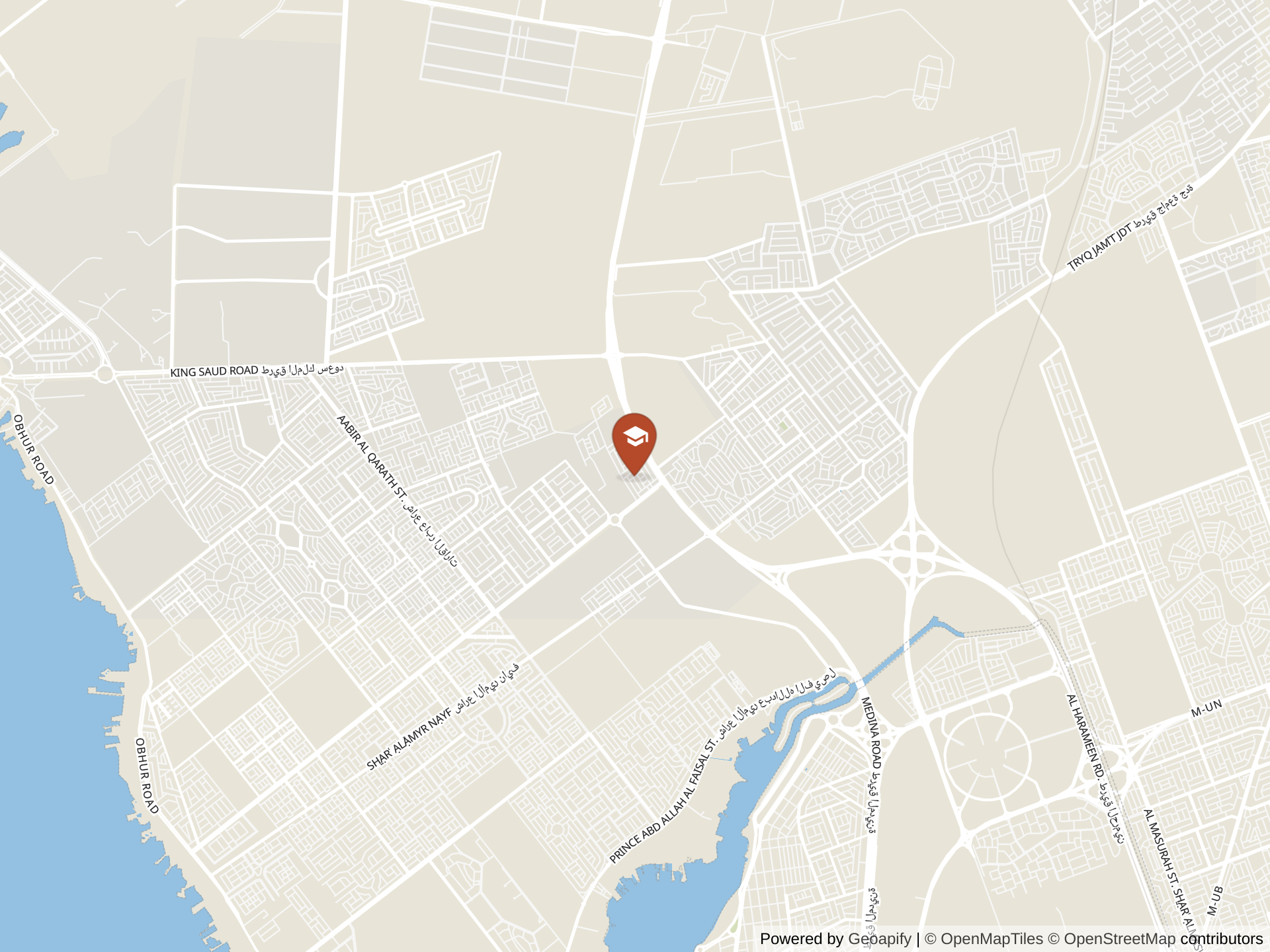 Mapa de Waad Academy (Waad Education Group)