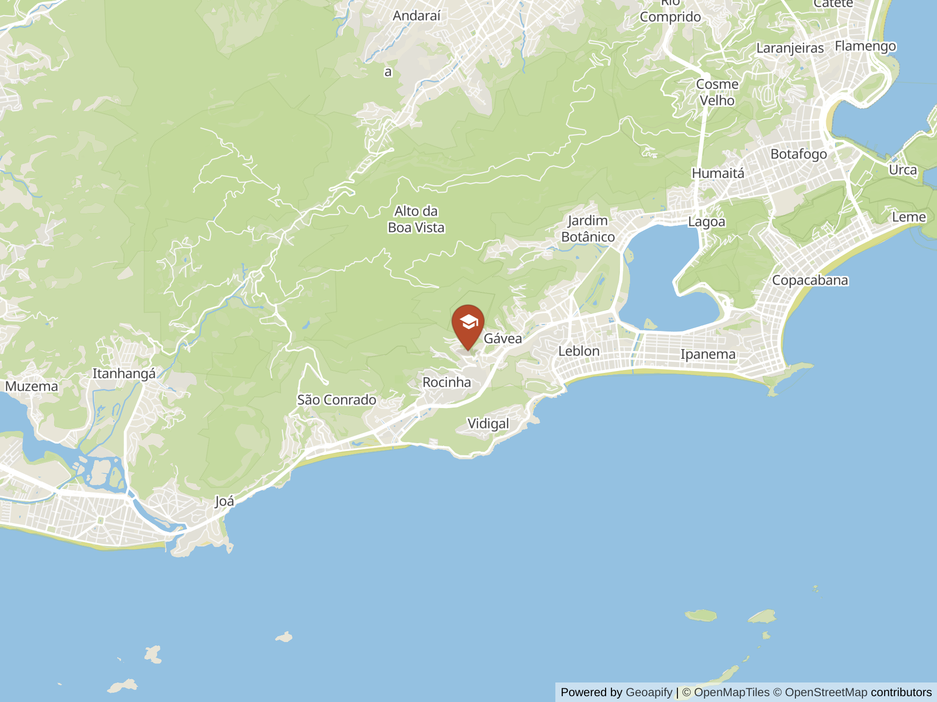 Escola Americana do Rio de Janeiroの地図